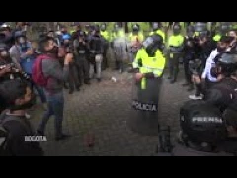 Protestas en Colombia por muerte de hombre en custodia policial