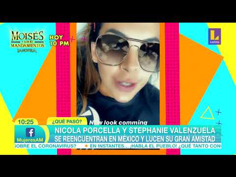 ¿Qué pasó - Nicola Porcella y Stephanie Valenzuela se reencuentran en Mexico (10 de Julio)