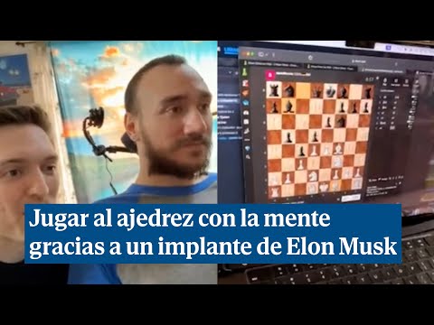 Neuralink, de Elon Musk, muestra a su paciente con un implante cerebral jugando al ajedrez