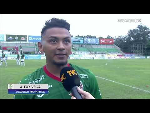 Alexy Vega debuta con gol en Marathón y confisa a quién va esa dedicatoria