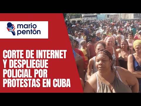 Régimen corta el internet y realiza amplio despliegue policial por protestas en Santiago de Cuba