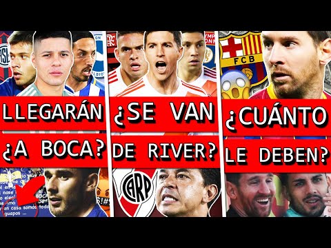 BOCA avanza por estos ¿4 REFUERZOS+ ENOJO de SALVIO+ RIVER pierde ¿3 JUGADORES+ ALTA deuda a MESSI