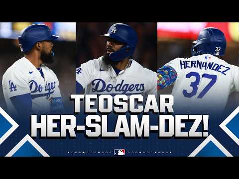 Teoscar Hernández LAUNCHES a GO-AHEAD GRAND SLAM for the LA 다저스!  | MLB 하이라이트