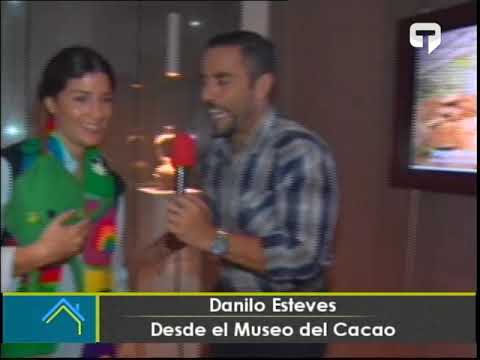 Danilo Esteves desde el museo del Cacao