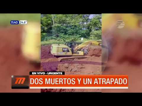 Tres obreros mueren tras derrumbe en Luque