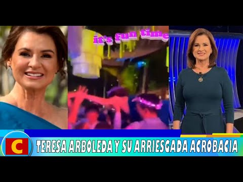 TERESA ARBOLEDA sorprende con ACROBACIA PELIGROSA