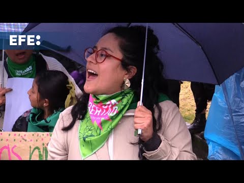 Decenas de manifestantes en Quito exigen la despenalización total del aborto