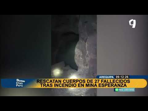 Arequipa: familiares cuestionan condiciones en las que laboraban los 27 mineros fallecidos