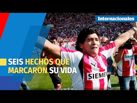 Seis hechos que marcaron la vida de Diego Maradona