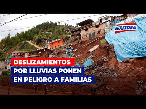 Deslizamientos por lluvias ponen en peligro a familias en Cusco tras ardua labor de búsqueda