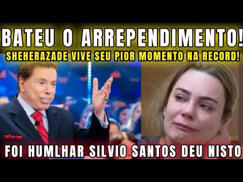 URGENTE DEMITIDA? SHEHERAZADE PASSA SEU PIOR MOMENTO NA RECORD! FOI HUMLHAR SILVIO SANTOS DEU NISTO