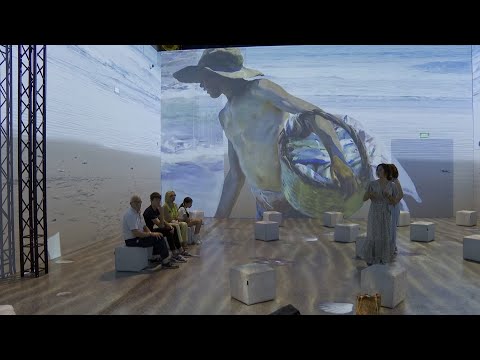 Exposición inmersiva permite sentir de forma diferente la obra de Sorolla