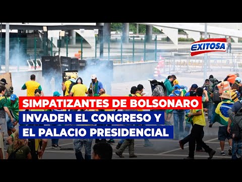 Simpatizantes de Bolsonaro invaden el Congreso, el palacio presidencial y el Supremo de Brasil