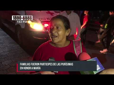 Familias de Jinotega celebraron a lo grande la Gritería a María - Nicaragua
