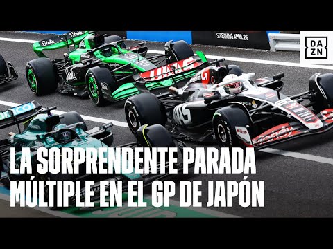 La peculiar parada múltiple en el GP de Japón de F1, ¡hasta seis pilotos intercambiaron posiciones!