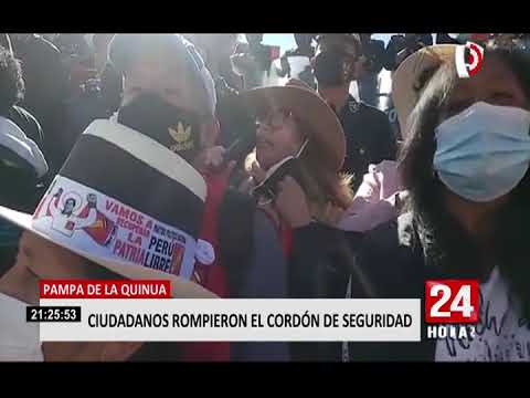 Presidente Castillo en Ayacucho: gran asistencia de público para juramentación simbólica