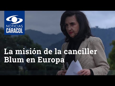 La misión de la canciller Claudia Blum en Europa