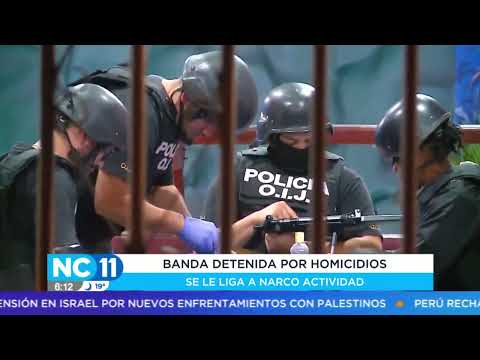 OIJ detiene a peligrosa banda criminal en Puntarenas