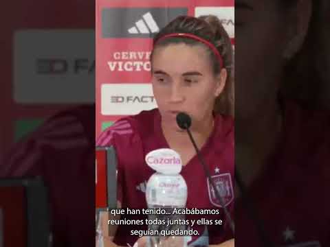 MARIONA CALDENTEY ELOGIA A ALEXIA PUTELLAS E IRENE PAREDES | ESPAÑA VS SUIZA |  ÁREA F