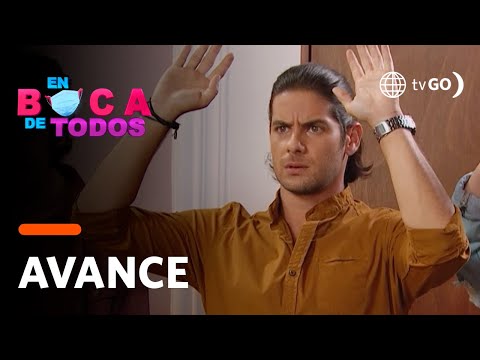 En Boca de Todos: El galán Andrés Wiese llega al set con su mejor amiga Menta ?? (AVANCE)