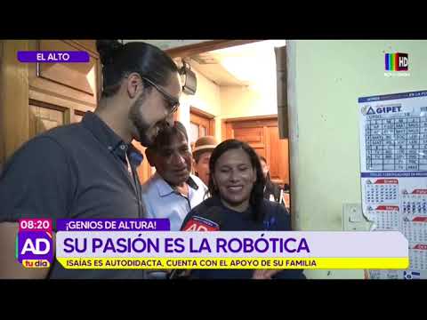 Genios de Altura: Su pasión es la robótica