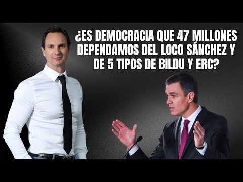 CÁRDENAS: ¿Es democracia que 47 millones dependamos del loco SÁNCHEZ y de 5 tipos de BILDU y ERC