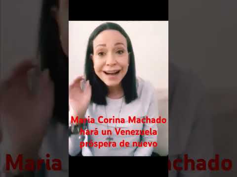 MARIA CORINA MACHADO ENVÍA MENSAJE A ELON MUSK! #libertadparavenezuela #libertadparacuba #m