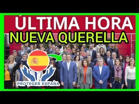 PROTEGER ESPAÑA SE QUERELLA EN BLOQUE A TODO EL PSOE