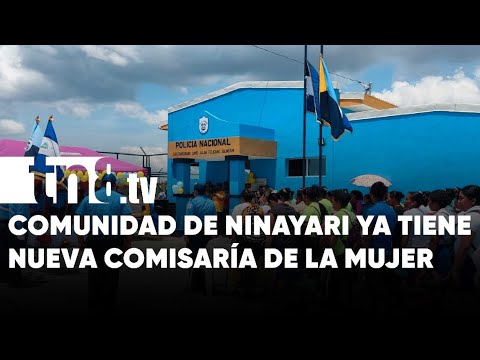 Inauguran nueva Comisaría de la Mujer en la Comunidad de Nina Yari, Bilwi - Nicaragua