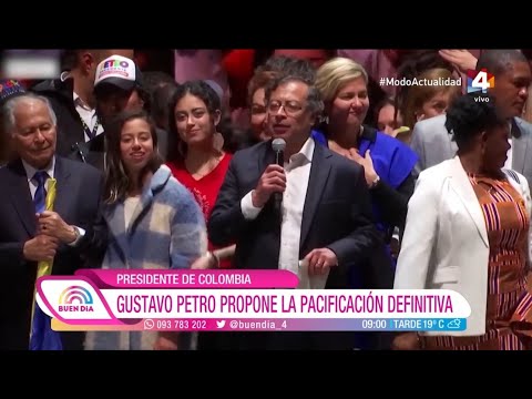 Buen Día - Presidente de Colombia: Gustavo Petro, primer presidente de izquierda en el país