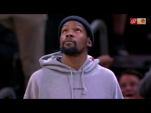 Kevin Durant gets huge standing ovation from Suns crowd in first courtside appearance | NBA on ESPN video clip