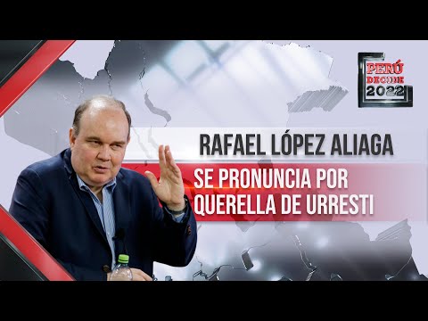 Rafael López Aliaga se pronuncia por querella de Daniel Urresti