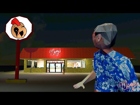 「 無人島に存在する謎のハンバーガー屋 」が舞台のホラーゲーム『 Manny’s 』