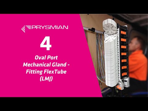 4. Oval Port Mechanical Gland - Installing FlexTube in the LMJ Oval Port.