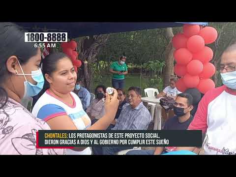Gobierno entrega 50 lotes de terreno en Juigalpa - Nicaragua