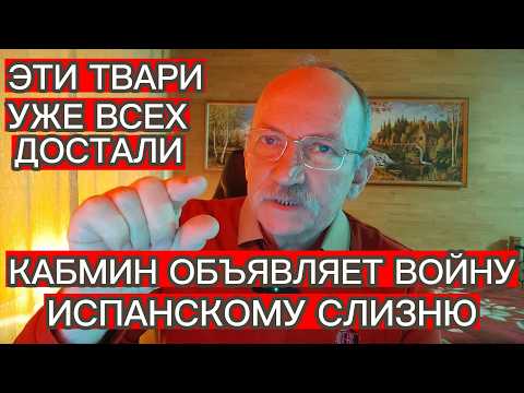 ЭТИ ТВАРИ УЖЕ ВСЕХ ДОСТАЛИ - КАБМИН ОБЪЯВЛЯЕТ ВОЙНУ ИСПАНСКОМУ СЛИЗНЮ