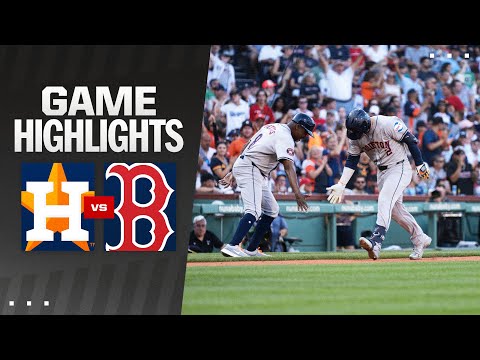 Astros vs. Red Sox Game Highlights (8/10/24) | MLB Highlights