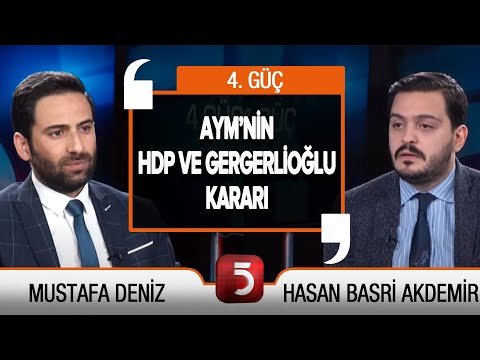 AYM – HDP – Gergerlioğlu – Karamollaoğlu – Soylu – Su Kanunu – Kanal İstanbul – İmamoğlu – 4. Güç