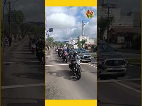EP86 - 10° Moto Romaria na cidade de Santa Maria #shorts