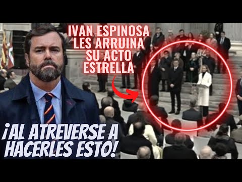 IVÁN ESPINOSA ¡REVIENTA el ACTO de la CONSTITUCIÓN! al HACER ESTO VOX a SÁNCHEZ y BATET ante TODOS