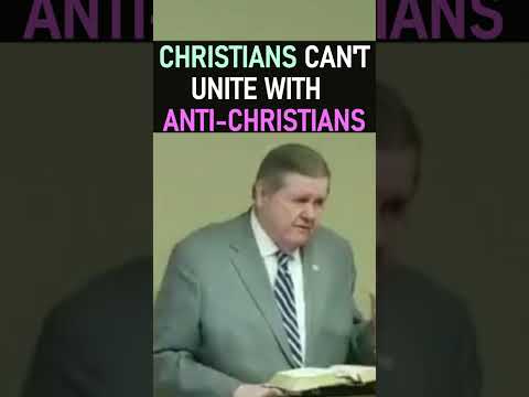 Christians Can't Unite With Anti-Christians - Joe Morecraft #shorts #christianshorts #JesusChrist