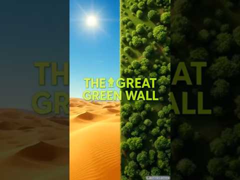 "The Great Green Wall: Africa's Bold Plan to Halt the Sahara's Expansion"