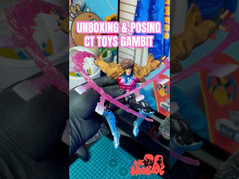 UNBOXING & POSING CT TOYS GAMBIT. #xmen #gambit #actionfigures #asmr #unboxing #review #anime #xman