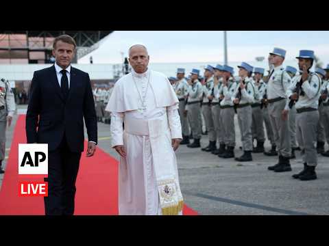 LIVE: Farewell ceremony for Pope Leo XIV in France