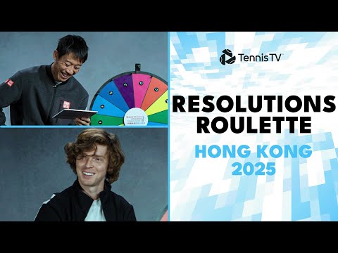 ATP Stars Play Resolutions Roulette in Hong Kong!