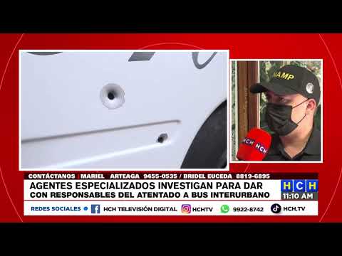 Dos equipos de la FNAMP investigan atentado a bus en la capital