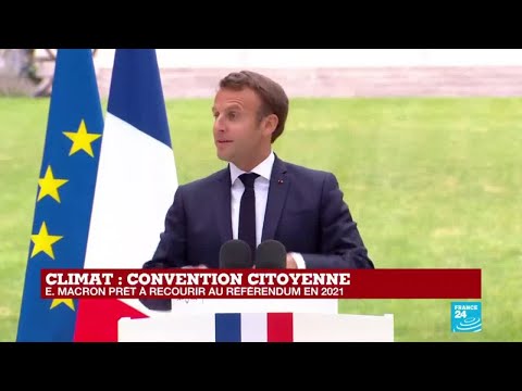 REPLAY - Le discours d'Emmanuel Macron lors de la Convention citoyenne sur le climat