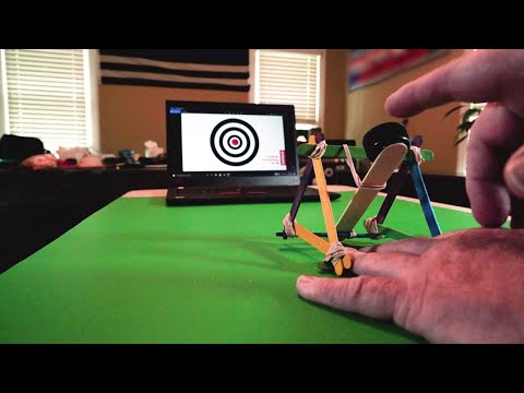 STEM At Home Episode #3: Rubber Band Catapult Test