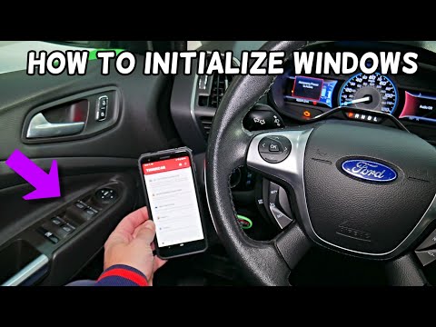 HOW TO INITIALIZE WINDOWS ON FORD FOCUS FIESTA ESCAPE EDGE F150 FUSION EDGE F-150 TRANSIT