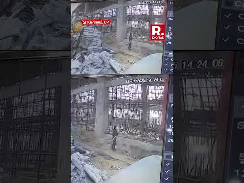 CCTV Video Shows Exact Moment When Kannauj Railway Station Roof Collapsed